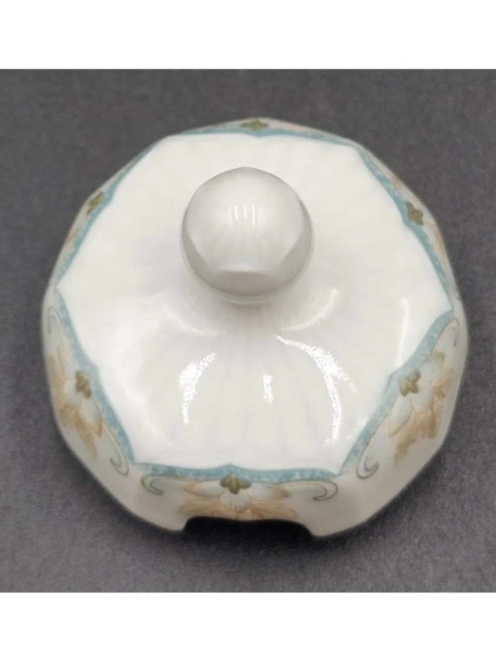 VTG Scherzer Bavaria Germany Porcelain Sugar Bowl & Creamer Set Floral Gold Trim